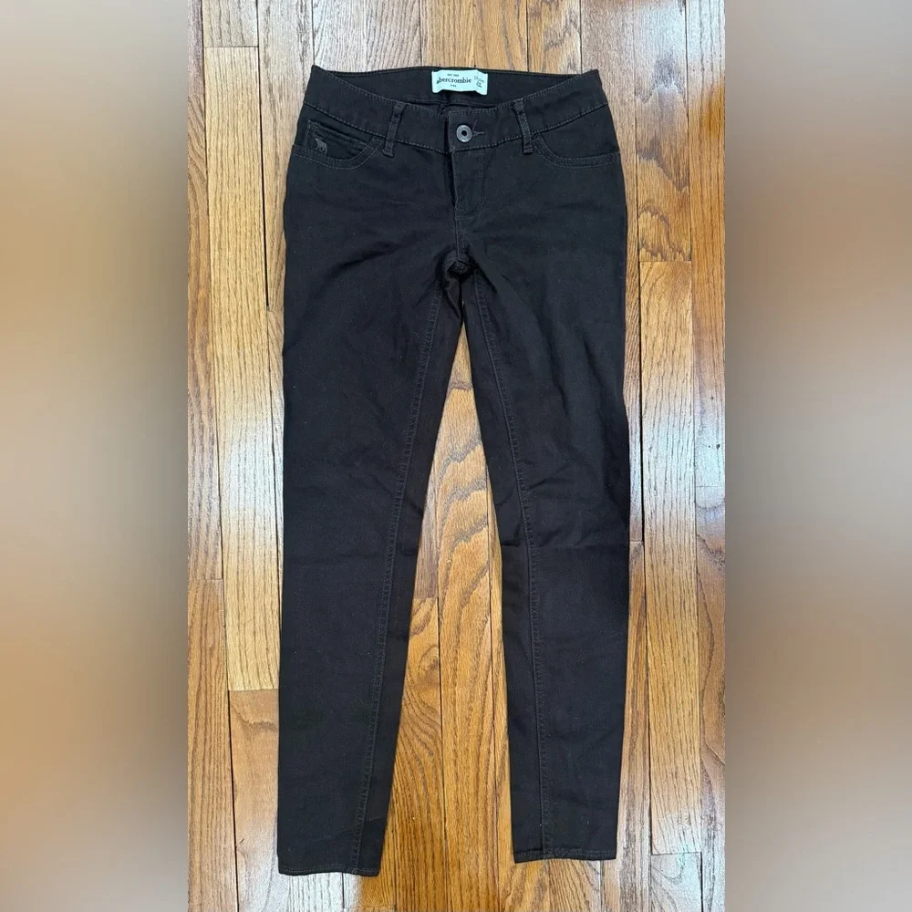 Abercrombie kids Brown Skinny Jeans Slim Fit Jeans Girls size 14 Slim NWOT